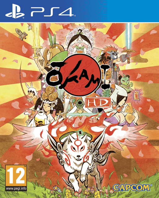 Okami HD box art for Playstation 4